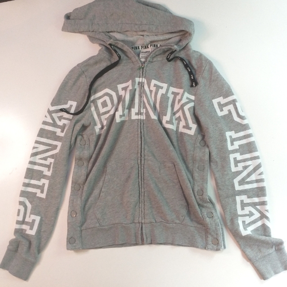 PINK Victoria's Secret Tops - VS Pink Hoodie Zippered Small
